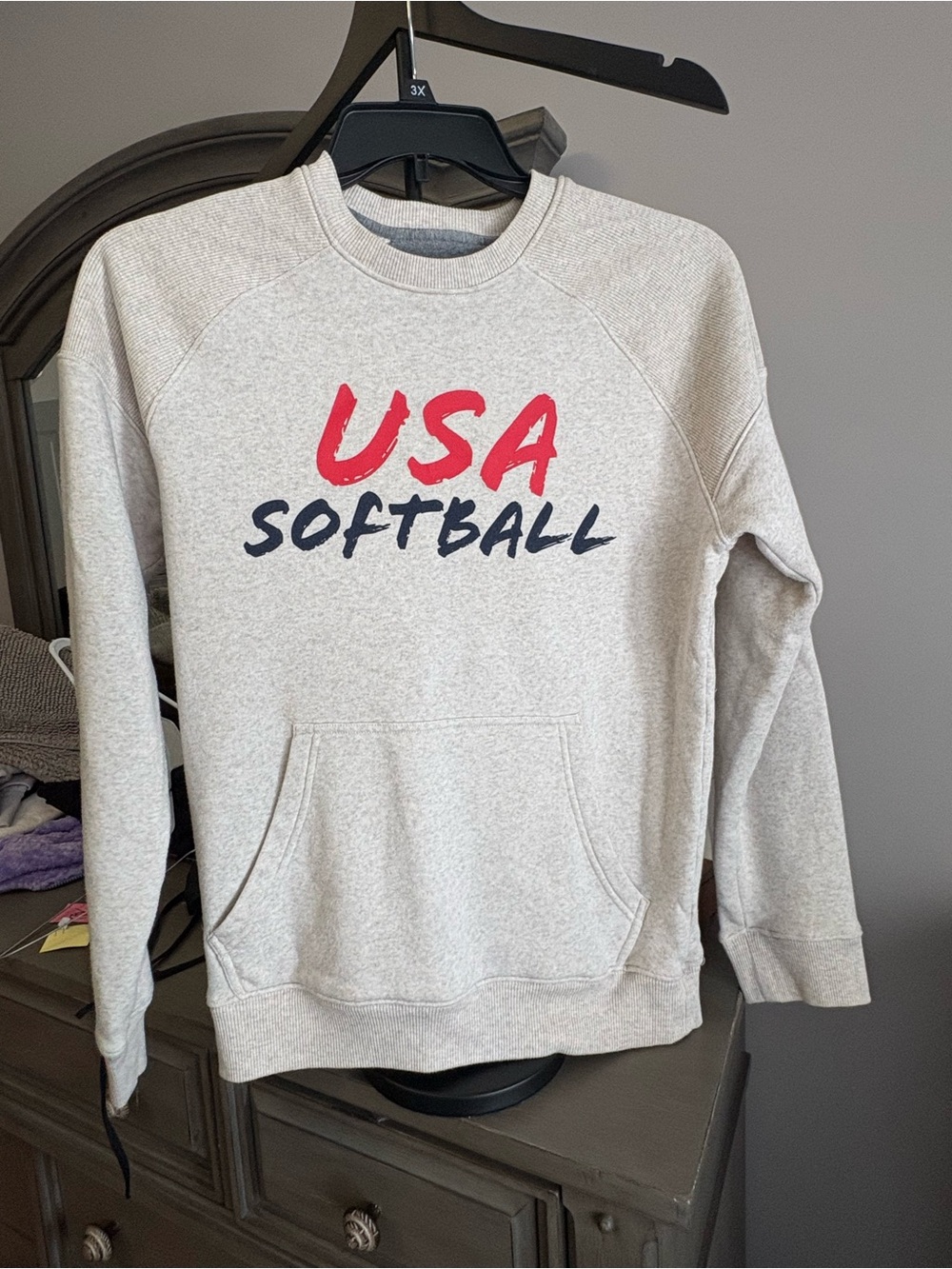 Champion Beige Crewneck Sweatshirt
USA Softball